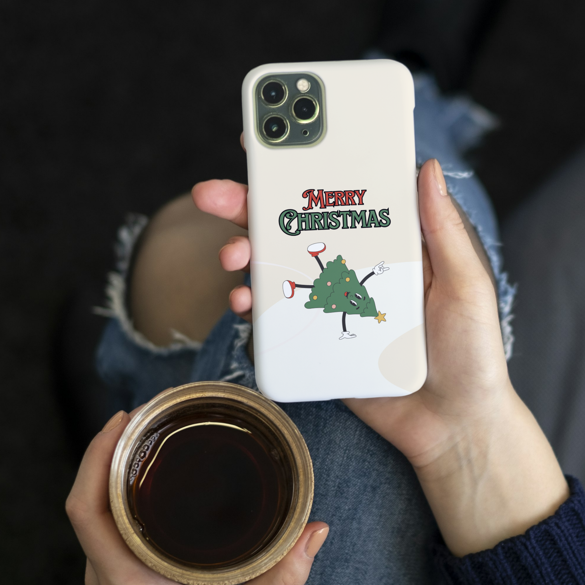 Twinkle Tree iPhone Case
